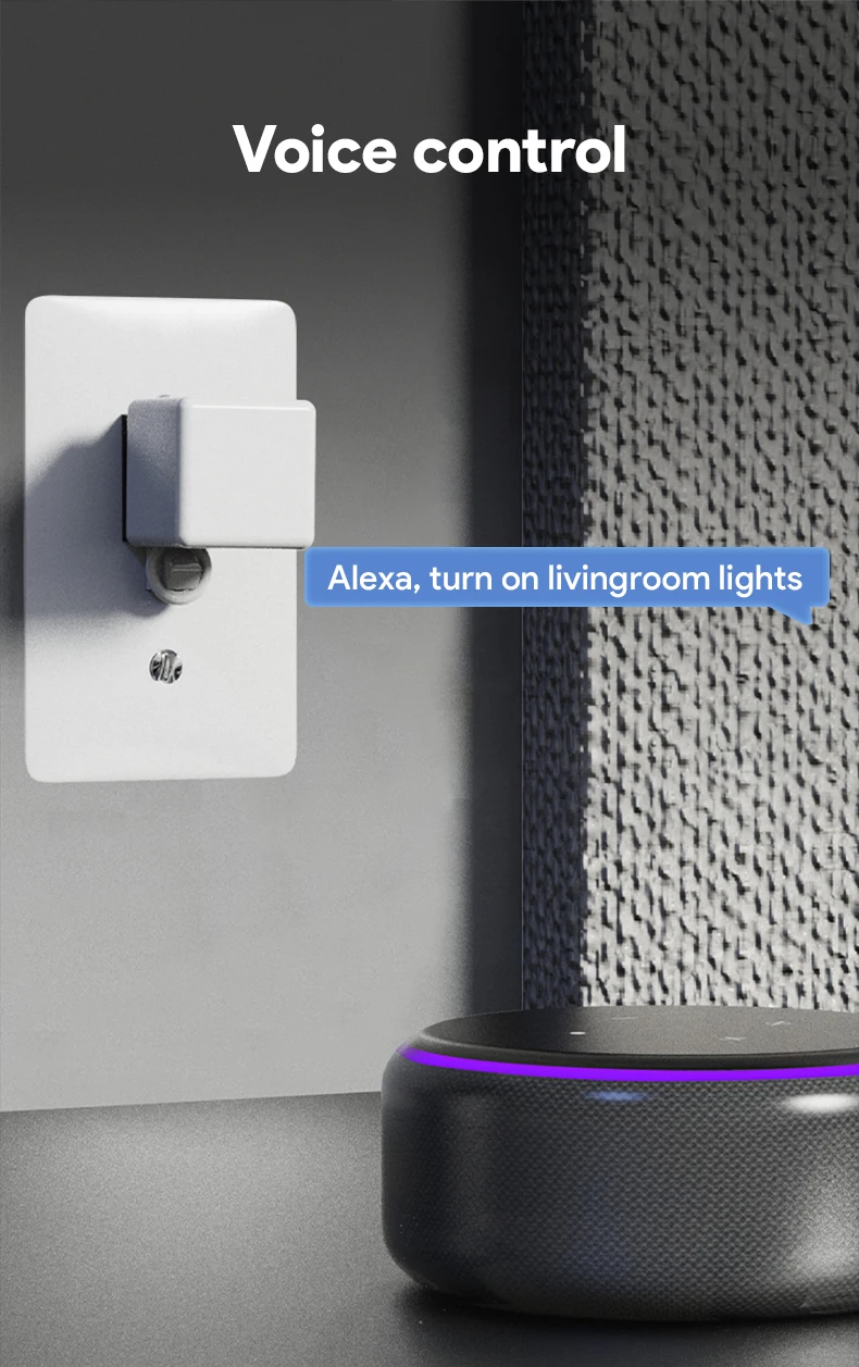 Typ-C Wiederaufladbare Tuya Zigbee Smart Touch Fingerbot Plus 5V Roboter Taste Drücker Arm Schalter Unterstützung Alexa google Home Alice – Detail 1