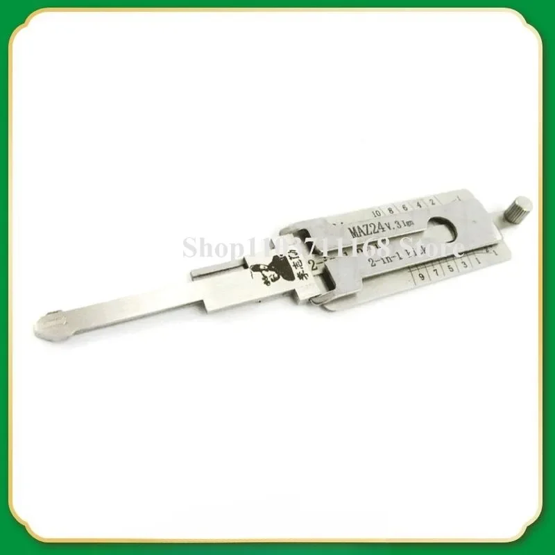 

1P Lishi Maz24 V. 3 Ign MAZ24 V.2 Dr Bt 2-in-1 Auto Door Lock Pick & Decoder Locksmith Tool Lockpick Picklock Decoder Lockpick