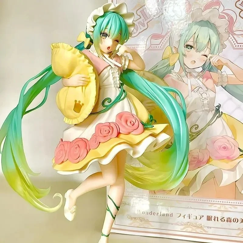 19 cm Hatsune Dornröschen Kissen Anime Figur Spielzeug Märchen Prinzessin Mädchen Computer Fall Dekoration Desktop Ornament Geschenk
