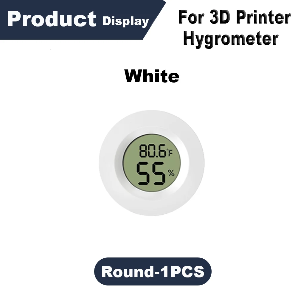 Digitales Temperatur- und Feuchtigkeitsmessgerät mit LCD-Monitor für Bambu Lab X1 P1 AMS – 3D-Drucker Filament-Trockenbox – Detail 7