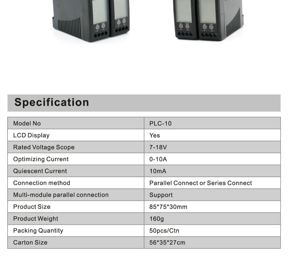 MAZAVA PLC-10 HX02 Battery Balancer 2S 4S 12V 24V 36V 48V 96A ctive LCD Lead Acid Li li-ion LiFePO4 Battery Equalizer Monitor