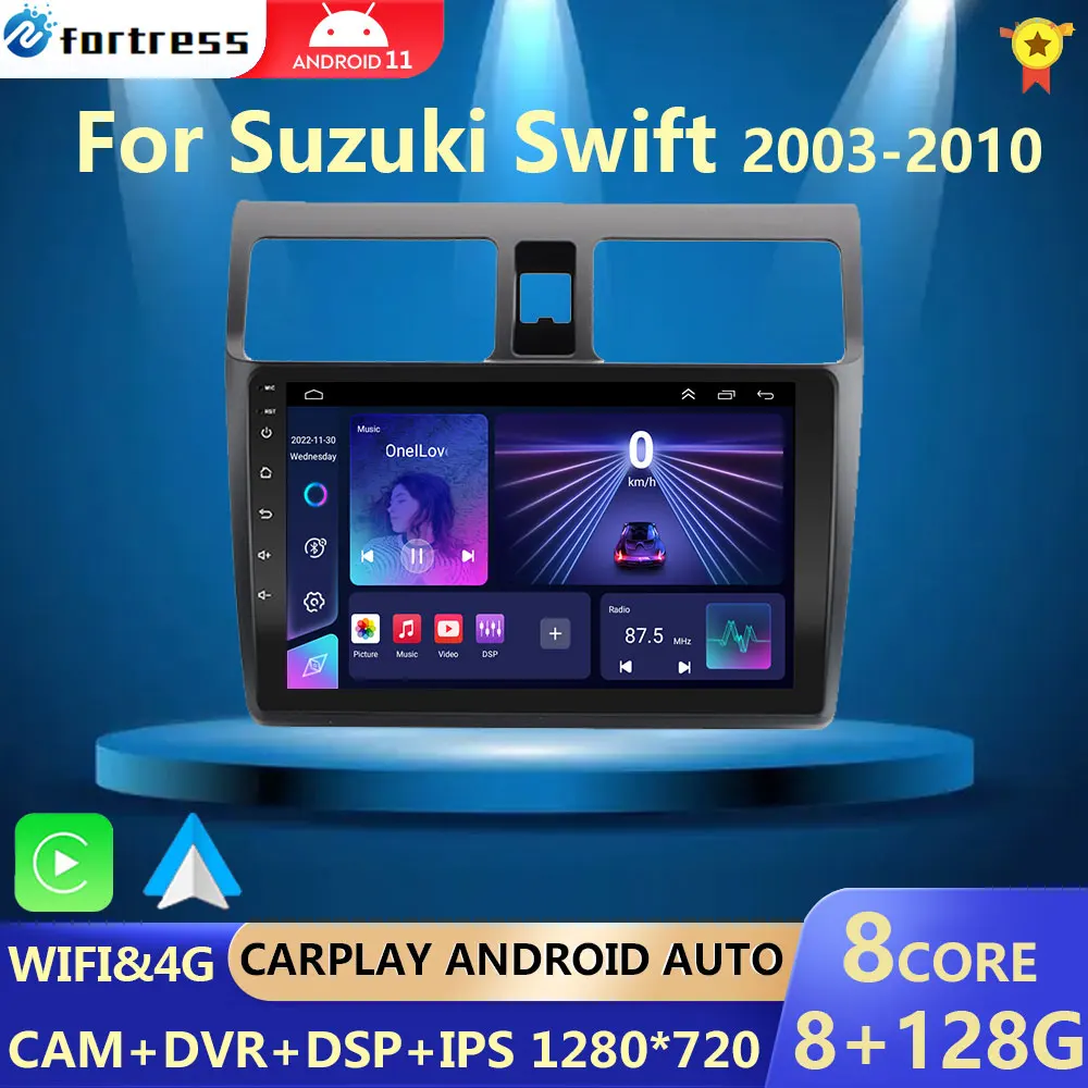 

Carplay For Suzuki Swift 2005 2006 2007 2008 2009 2010 Car Android Radio Multimedia Player 2DIN Navigation GPS Video 2din IPS 4G