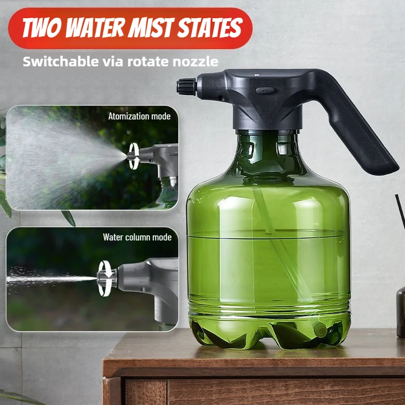 

Бутылка-распылитель с насосом, электрический распылитель, перезаряжаемый садовый спринклер объемом 3 л, два режима распыления, регулируемый полив, интерфейс C, зарядка