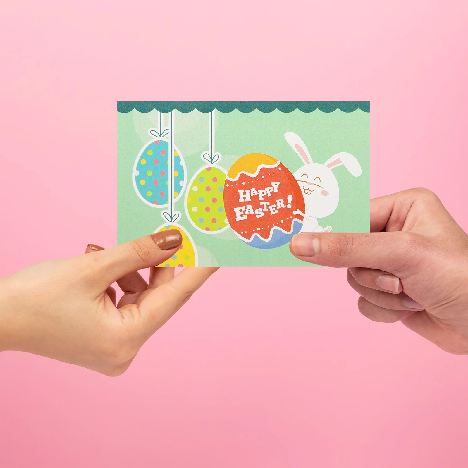 Easter Greeting Set Blank Holiday Cards Easter Paper Greeting Card Envelopes Included Thick Paper Bright Patterns