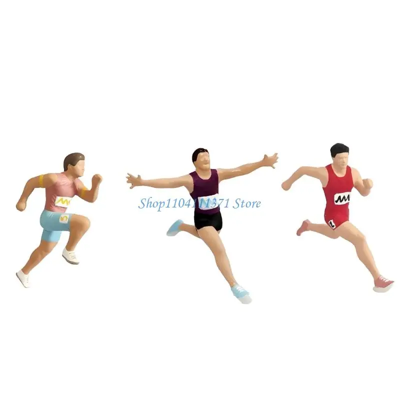 P9FC Collector Shelf Runner Figurine 1:64 Scale for Sports Display, Desktop Presentation, and Race Course Backgrounds