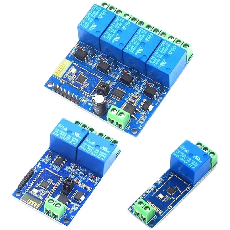 Für Bluetooth Relais Modul 1 2 4 Weg Kanal DC 12V Internet Smart Fernbedienung Handy Schalter Drahtlose relais Modul