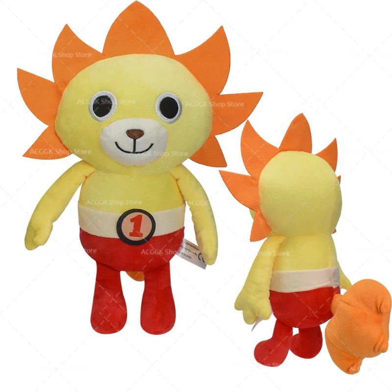 Film Red Sunny Kun Osuwari Lion Laboon Plush Doll The Straw Hat Pirates Sign Stuffed Toy Animals Plushie Gift for Kids