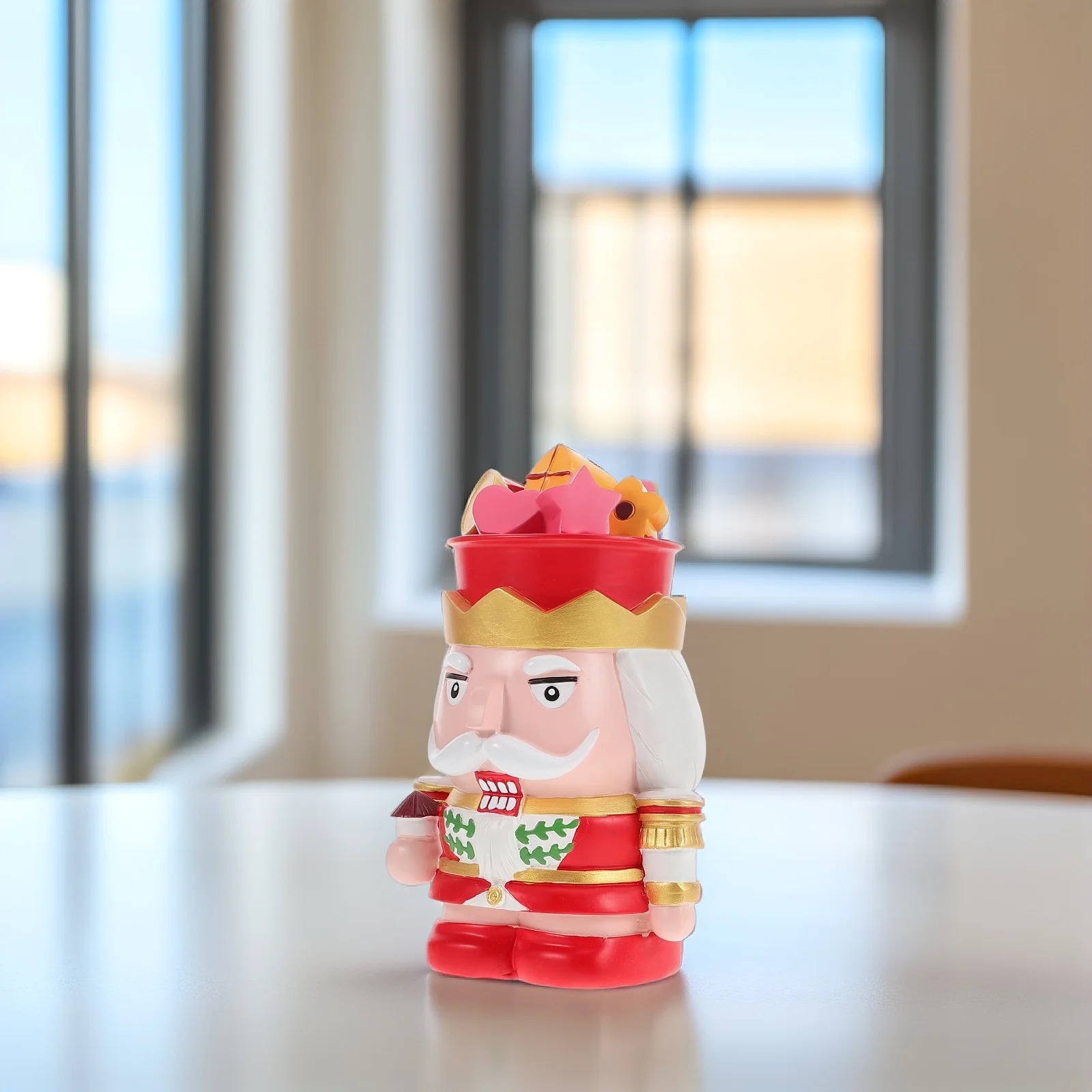 Casse-noisette résine banque de pièces grande capacité tirelire casse-noisette conteneur de rangement décor à la maison cadeau d'anniversaire décor de pépinière