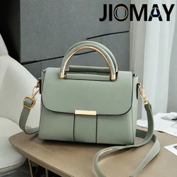 JIOMAY Fashion Purses for Women PU Leather Shoulder Bag Luxury Designer Crossbody Bag Portable Commute Handbags for Women