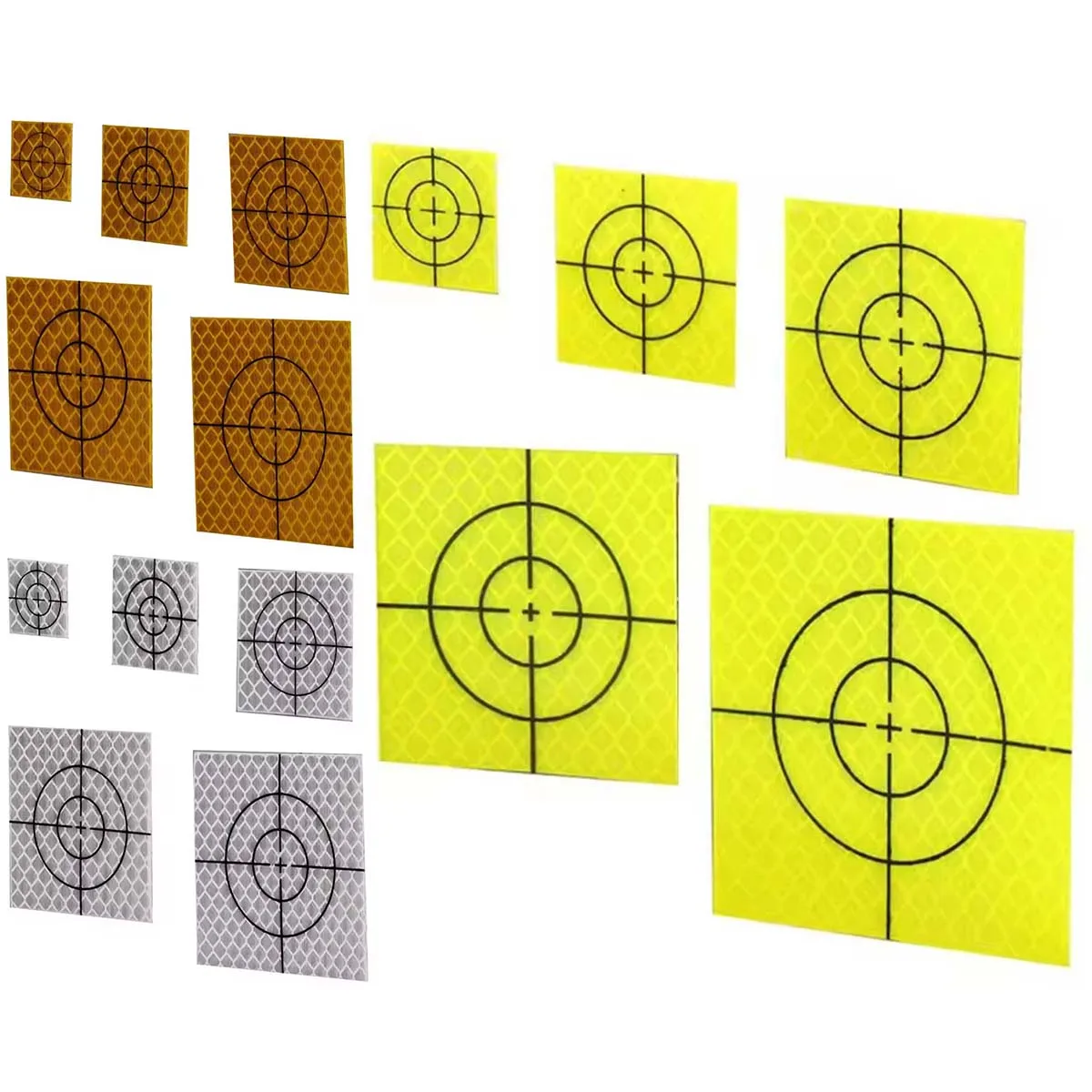 

Reflector Sheet Reflective Tape Target size: 20/25/30/40/50/60/70mm Retro Reflective Sheet, mini prism for total station