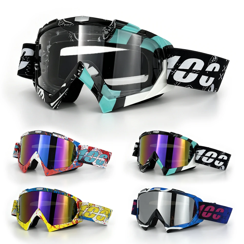 Motorcycle Goggles Cycling Glasses Outdoor Off-Road Ski Sport MX ATV Dirt Bike Racing Glasses Motocross Goggles Bike Google