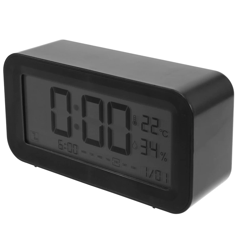 A48R-Digital Alarm Clock Digital Desk Clock Mini Electronic Clocks Office Simple Clocks Automatic Luminous Electronic Clock