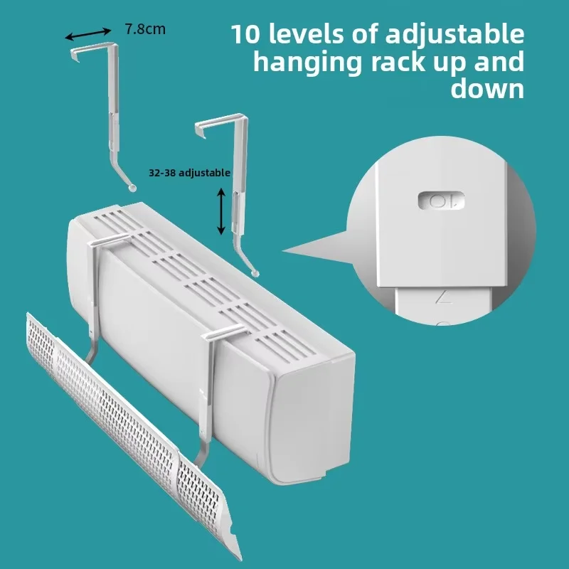 Adjustable anti-lock braking system Wall-mounted air conditioner air guide plate Universal ventilation