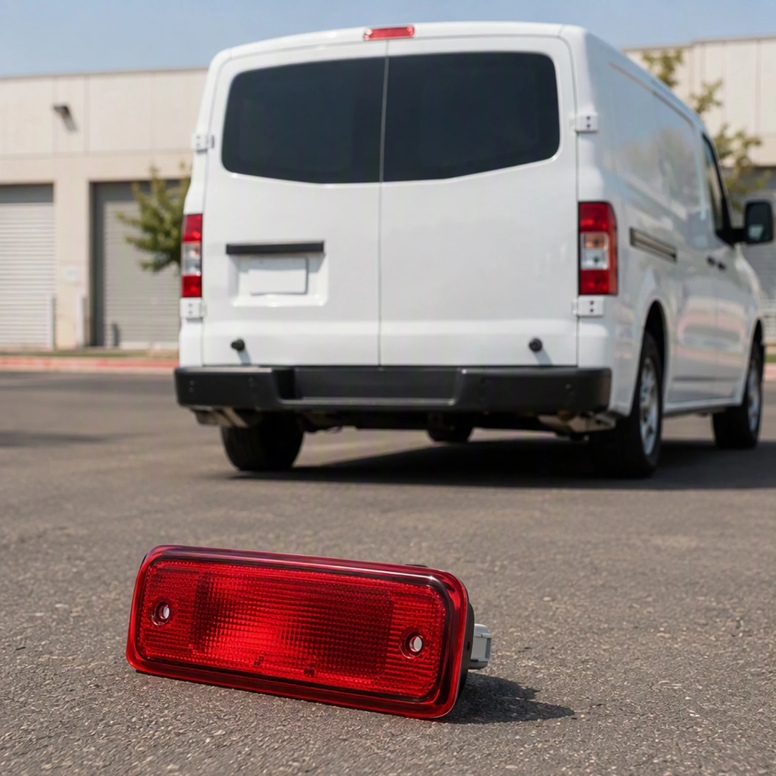 Third Brake Light for NV1500 NV2500 NV3500 2012-2021 High Mount Rear Stop Lamp No-Tool Installation