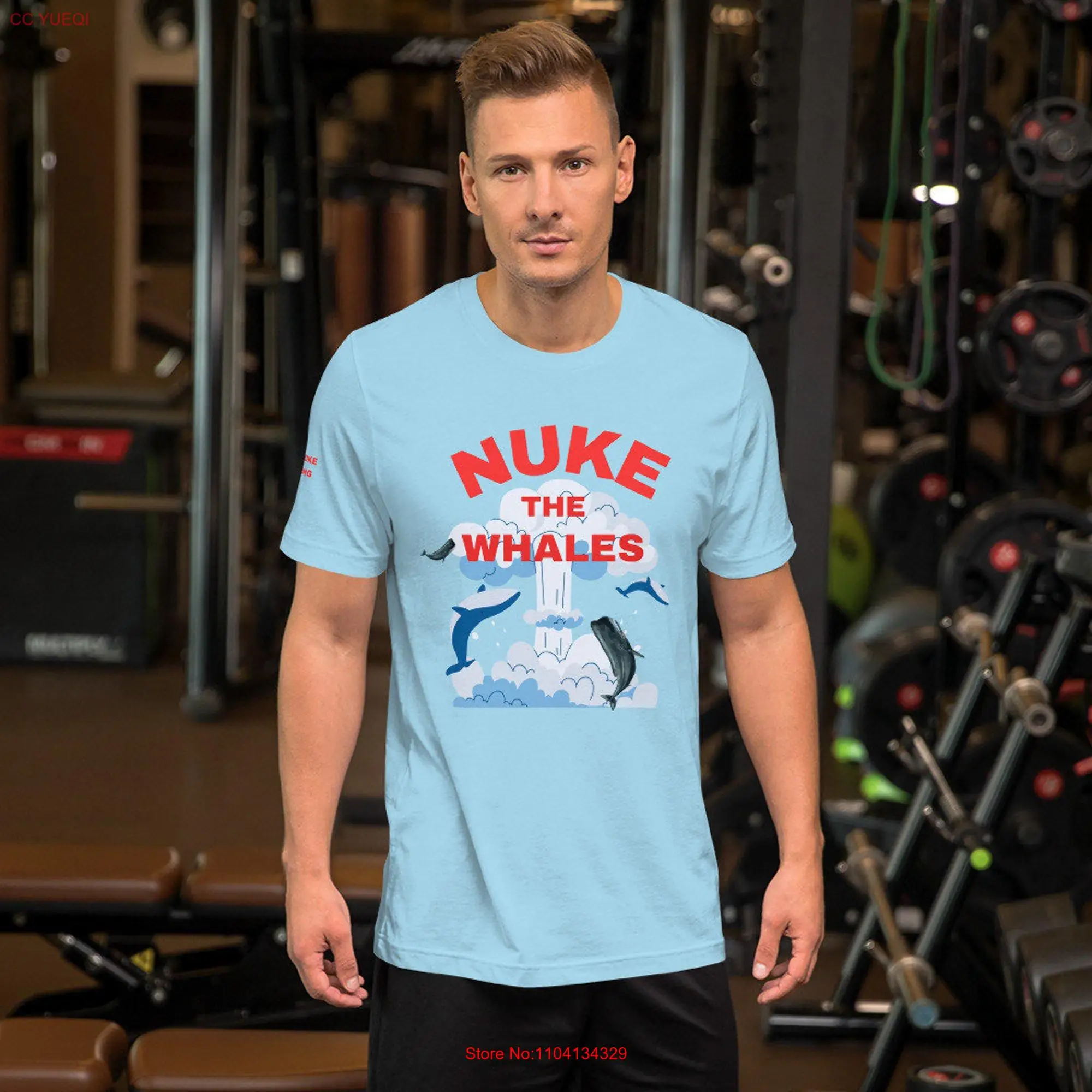 Nuke the Whales T Shirt long or short sleeves