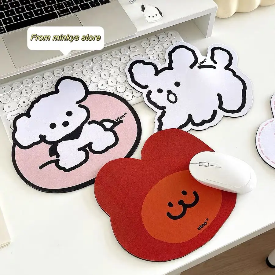 Imagem -04 - Minkys-coelho de Açúcar Antiderrapante Esteira à Prova d Água Desk Kawaii Mouse Pad Computador Mousepad Acessórios de Escritório Papelaria Escola