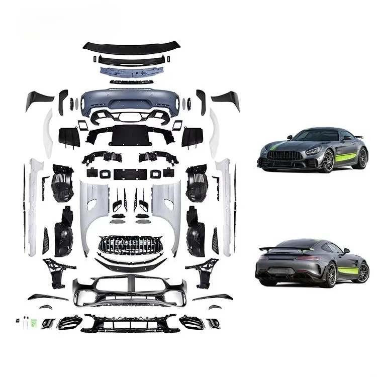 

STLF GT R Pro Conversion Kits for AMGS GT GTS GTC 2 Doors 2015-2019 Modified PP + Dry Carbon Auto Parts Headlight Taillight