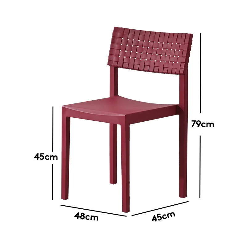 Foreign commercial balcony Casual home restaurant Stool Adult stacked dining chair