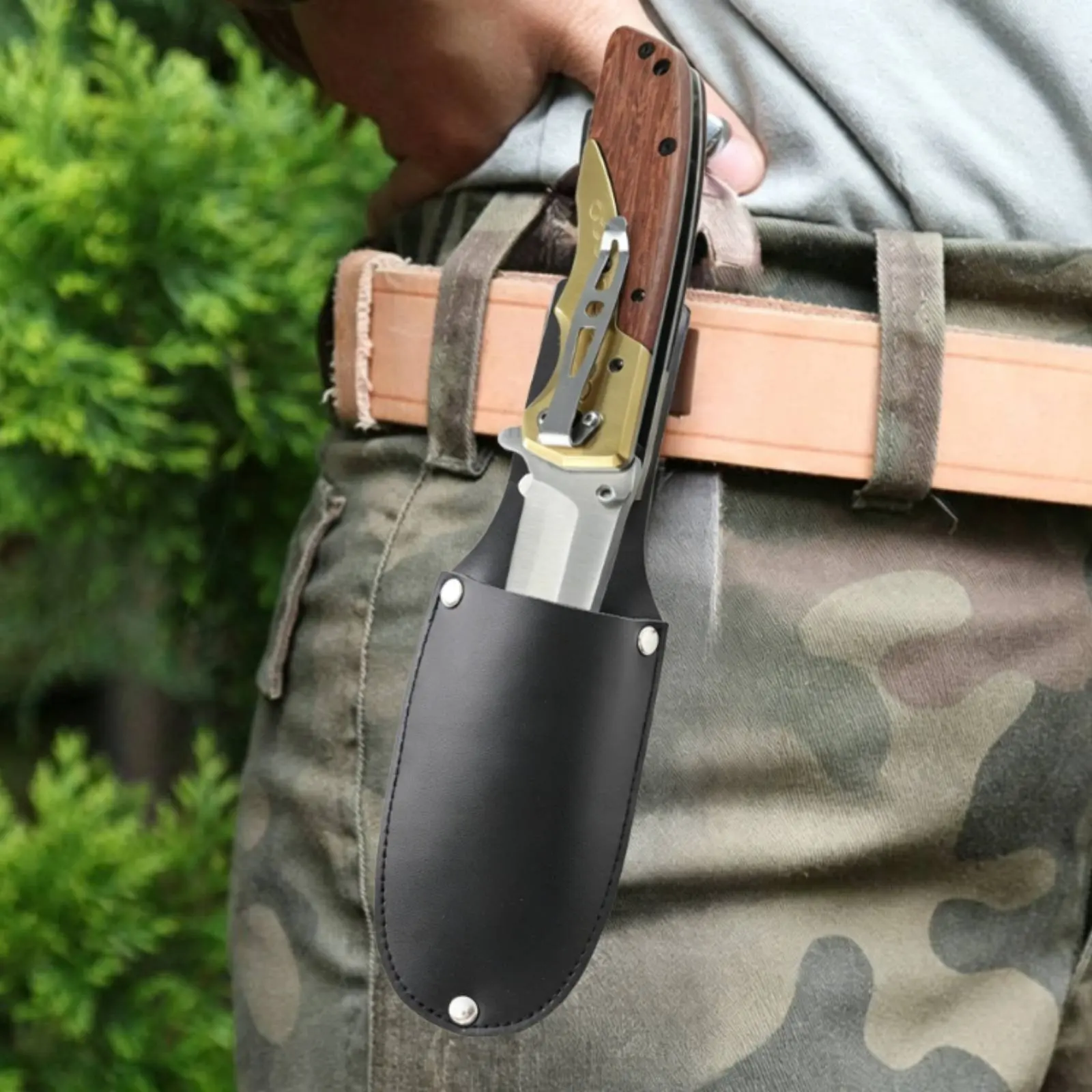 Pruning Shear Sheath Belt Hang Garden Shear Sheath Garden Pruner Sheath Shielded Tool Storage Long-Lasting for Gardeners view 6