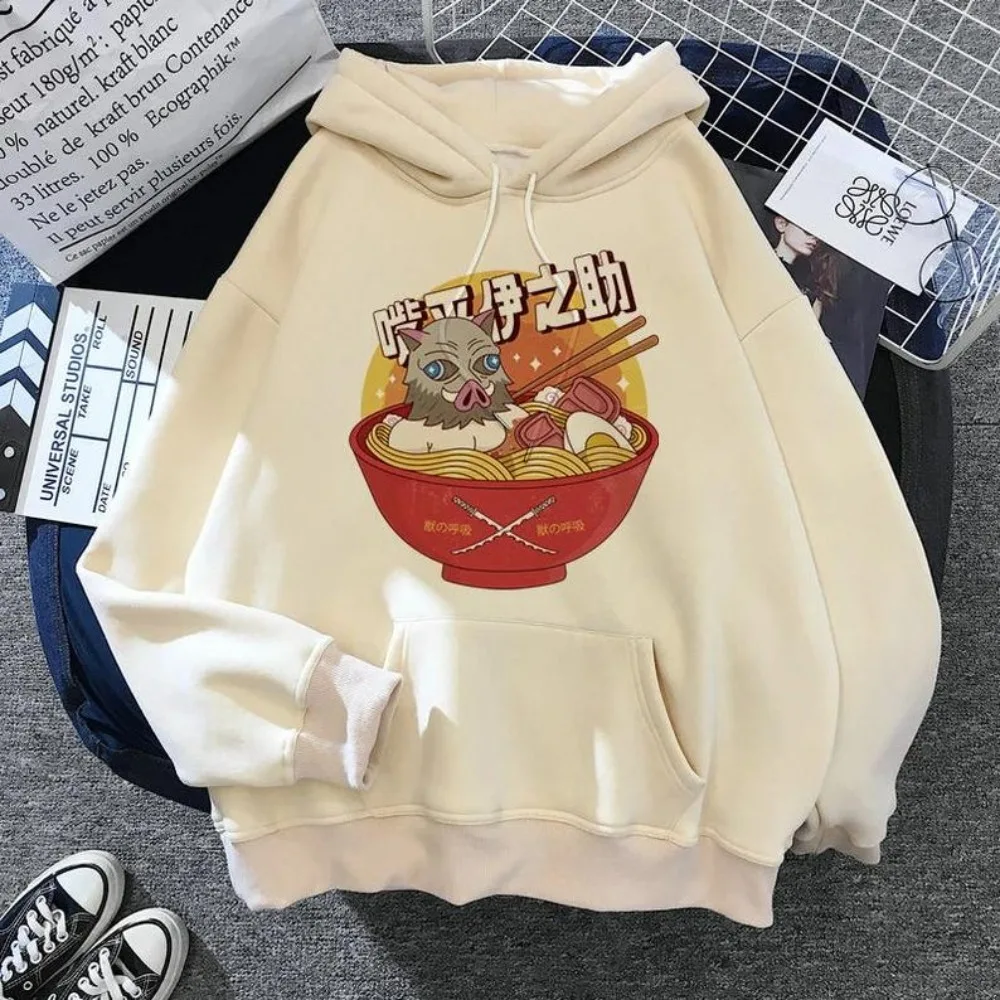 2025, modischer neuer Damen-Kapuzenpullover mit Anime-Dämonentöter, bedruckt, Frühling und Herbst, vielseitiges Paar, lässiger Pullover, S-3XL