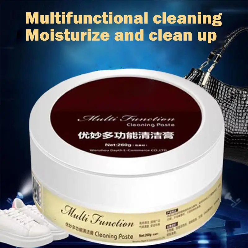 Professional Cleaner Cream Stain Removal Cleaner Cream Natural Leather Protector Powerful Effective Protection Cream Restore