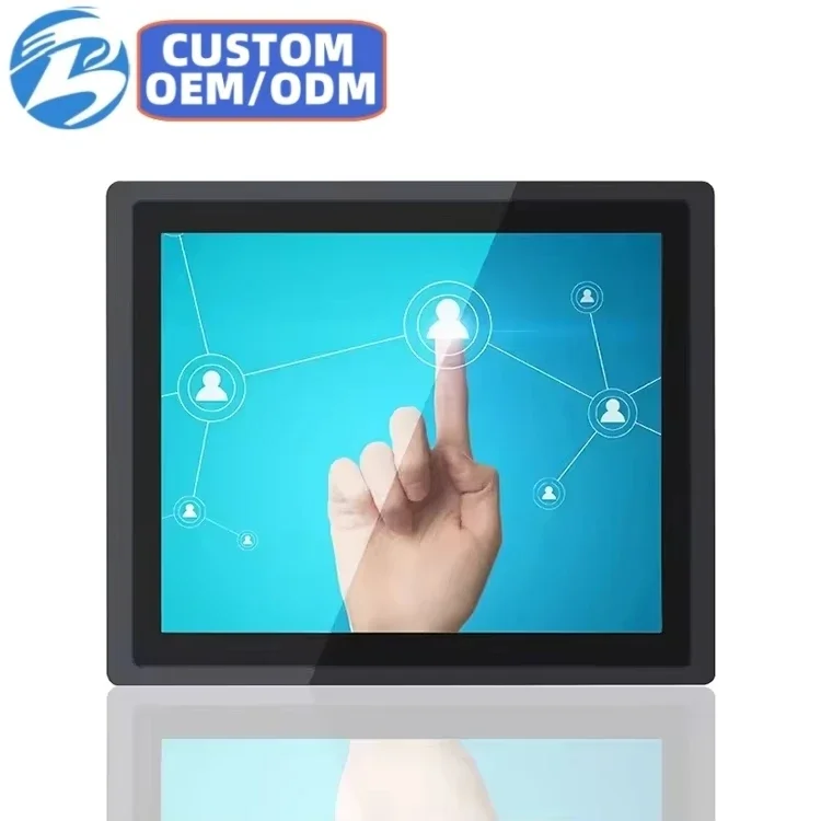 

Промышленный ПК с сенсорной панелью IP65 промышленного класса Intel J1900/4 ГБ ОЗУ 10-точечный IPS сенсорный настенный/встроенный монтаж Пыленепроницаемый и термостойкий