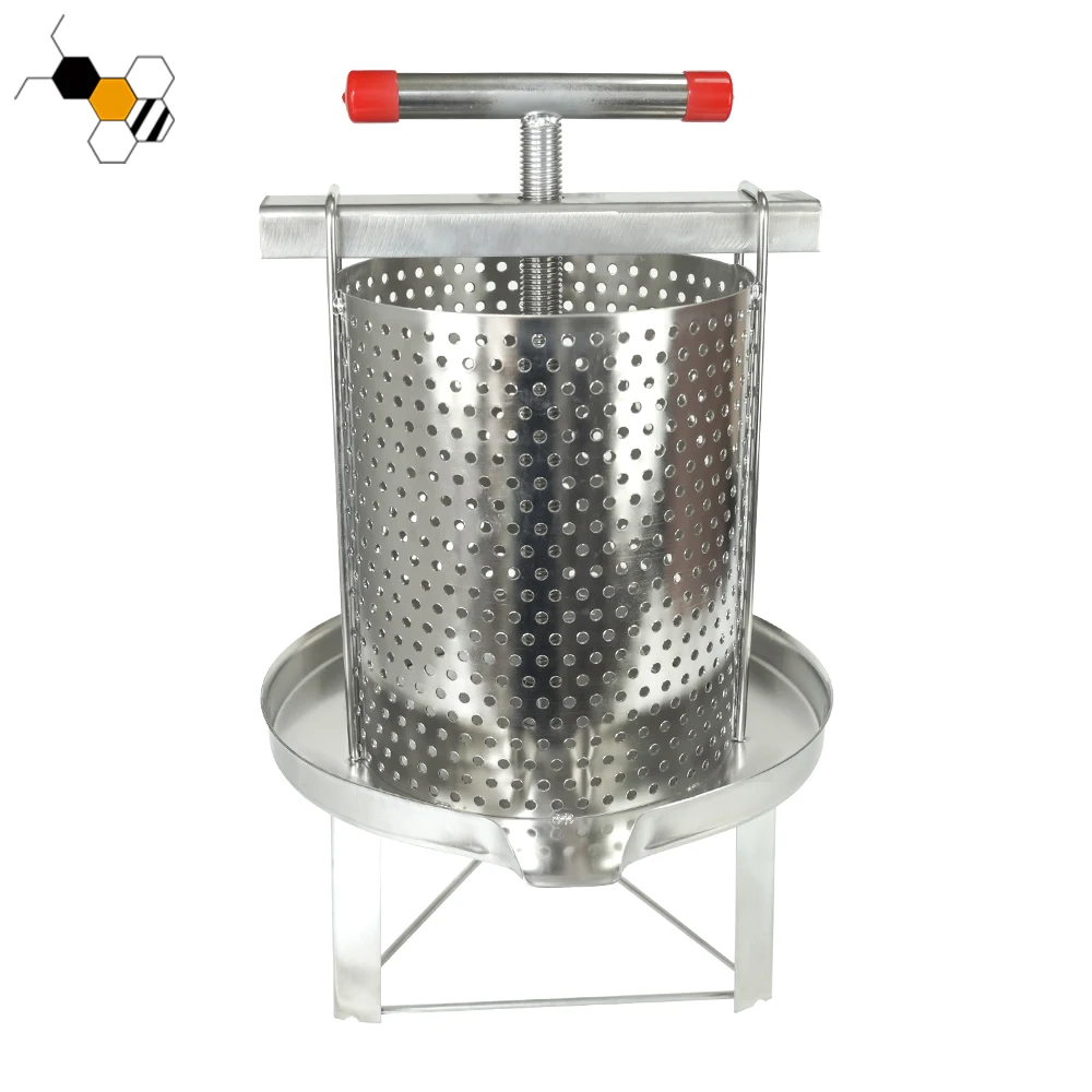 Stainless steel small household wax press sugar press fruit and vegetable mesh dehydrator manual honey press machine