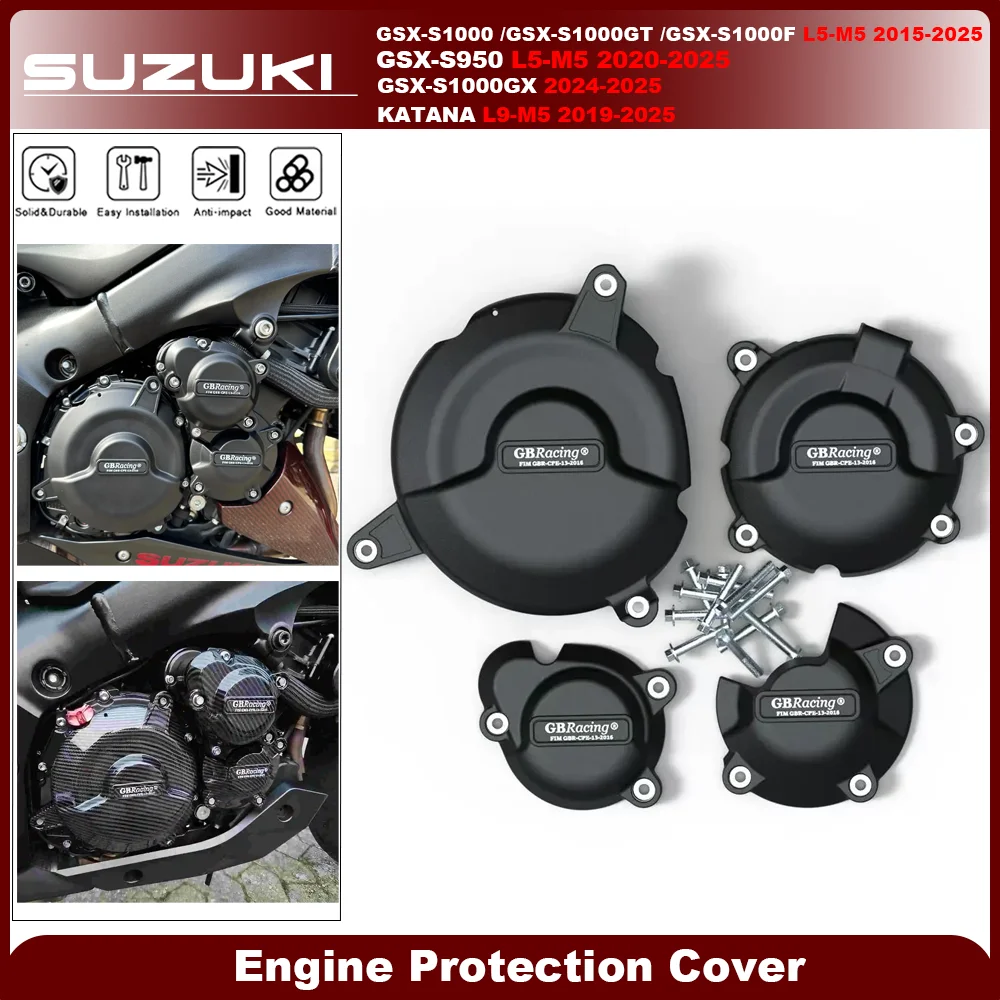 

For SUZUKI GSXS950 GSXS1000 GSXS1000F GSXS1000GT L5-M5 2015-2025 KATANA L9-M5 GSX-S1000GX 2024-2025 Engine Protective Cover