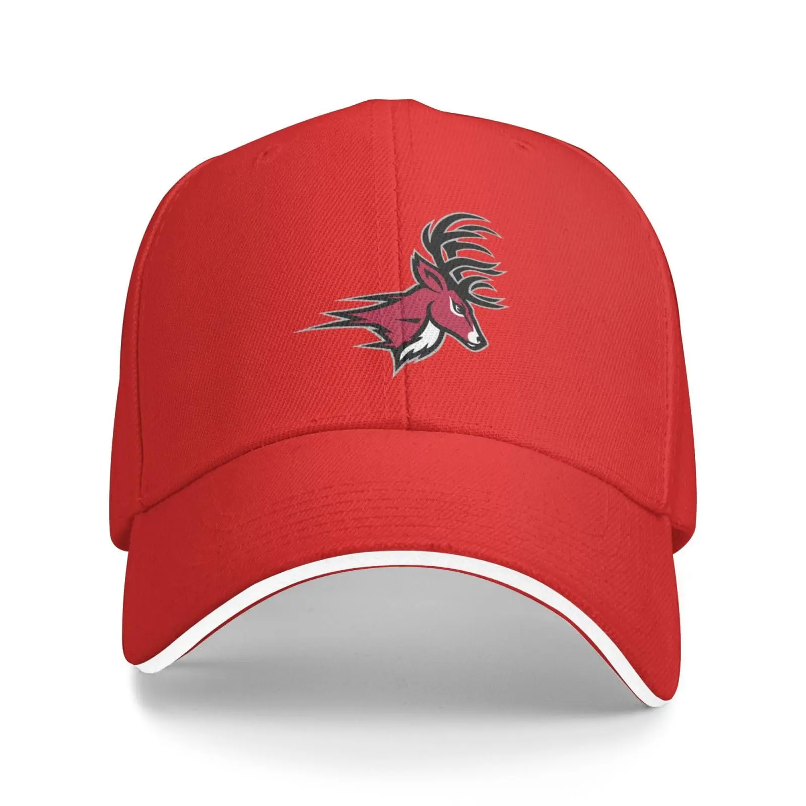 

Fairfield University Sandwich Cap Unisex Classic Baseball Capunisex Adjustable Casquette Dad Hat Red