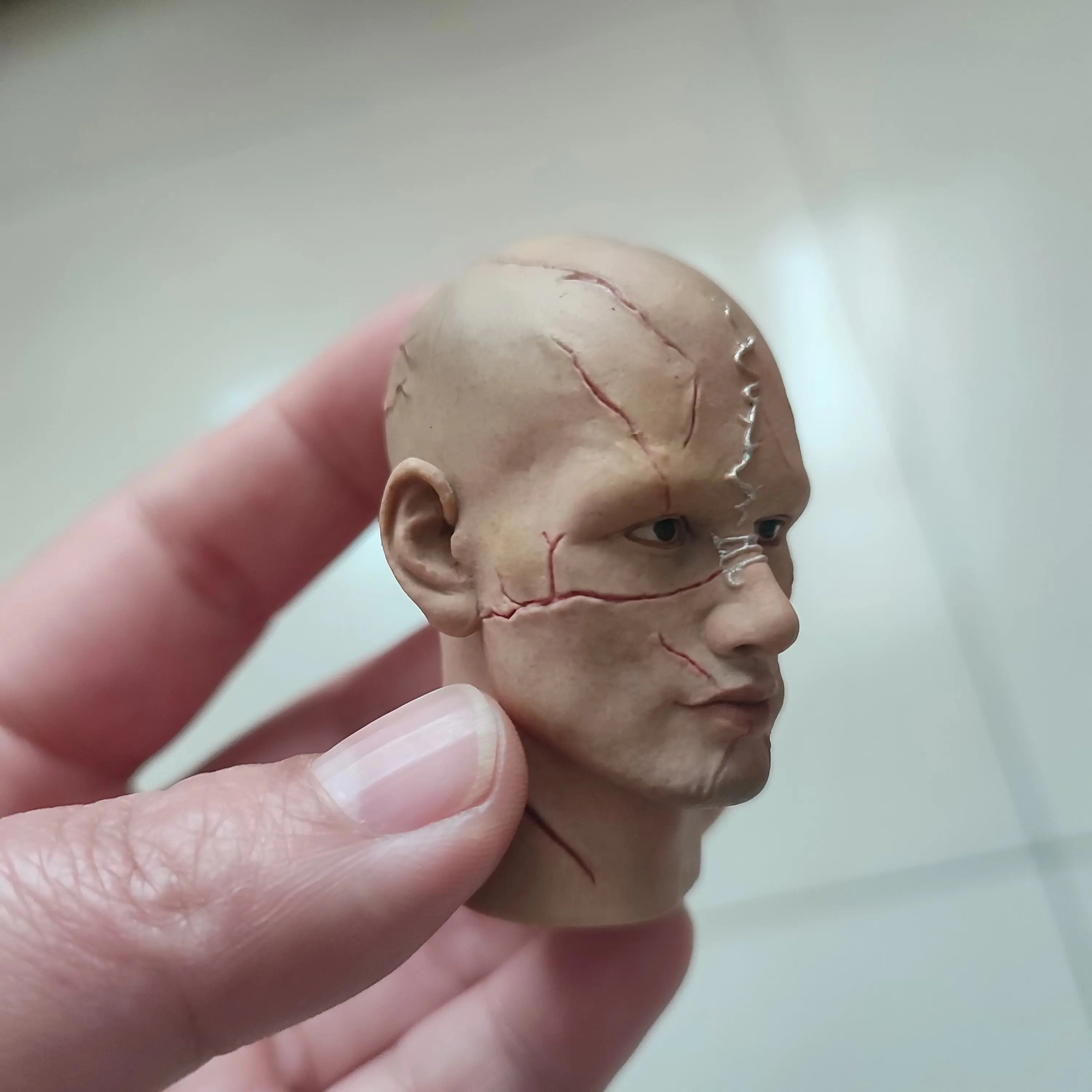 Headplay 1/6 männlicher Kopf Sculpt C-0017 Alex Pettyfer männlicher Kopf Skulptur Schnitzmodell passend für 12" Coo Muscle Actionfigur Körper