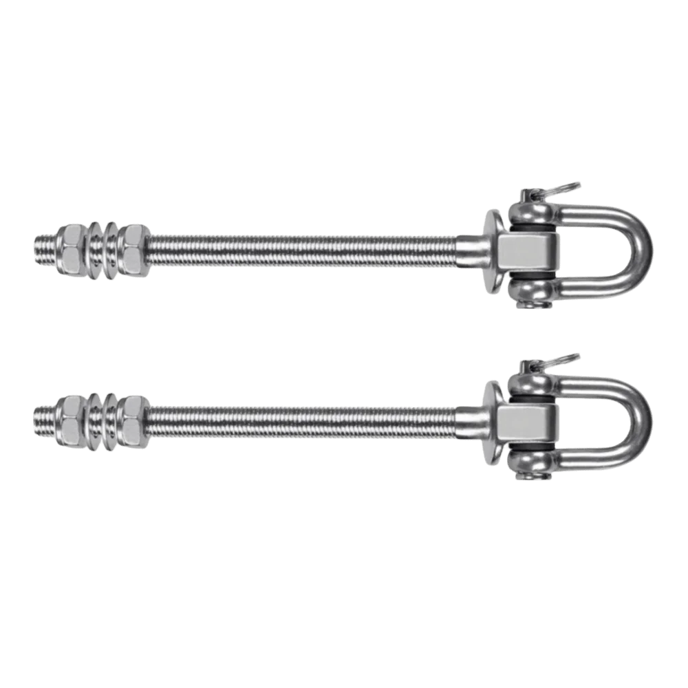 2pcs Stainless Stee Heavy Duty Swing Hanger D Type Design Wood & Metal Beams Swing Hanger Hardware Porch Swing Hardware