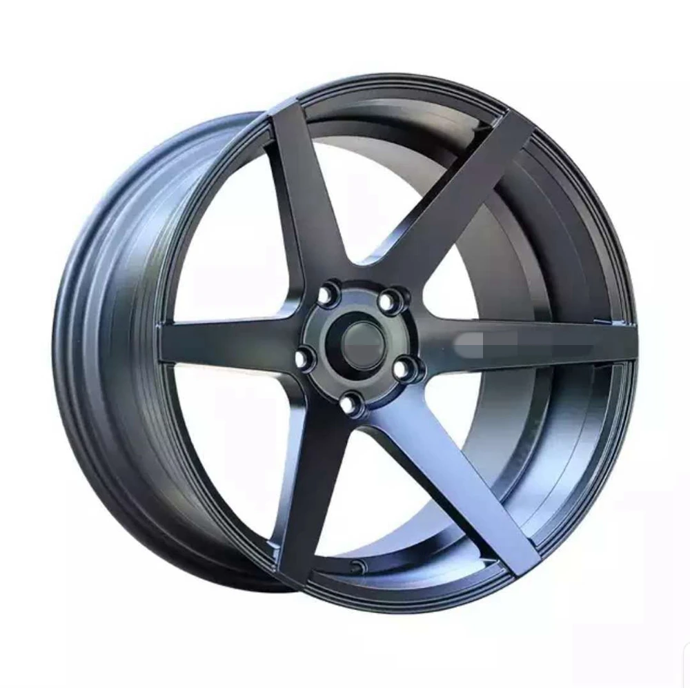 

Hot Sale Casting Matt Black Alloy Wheels With 17 18 Inch 5 Holes 6 Holes for VW Honda Lexus