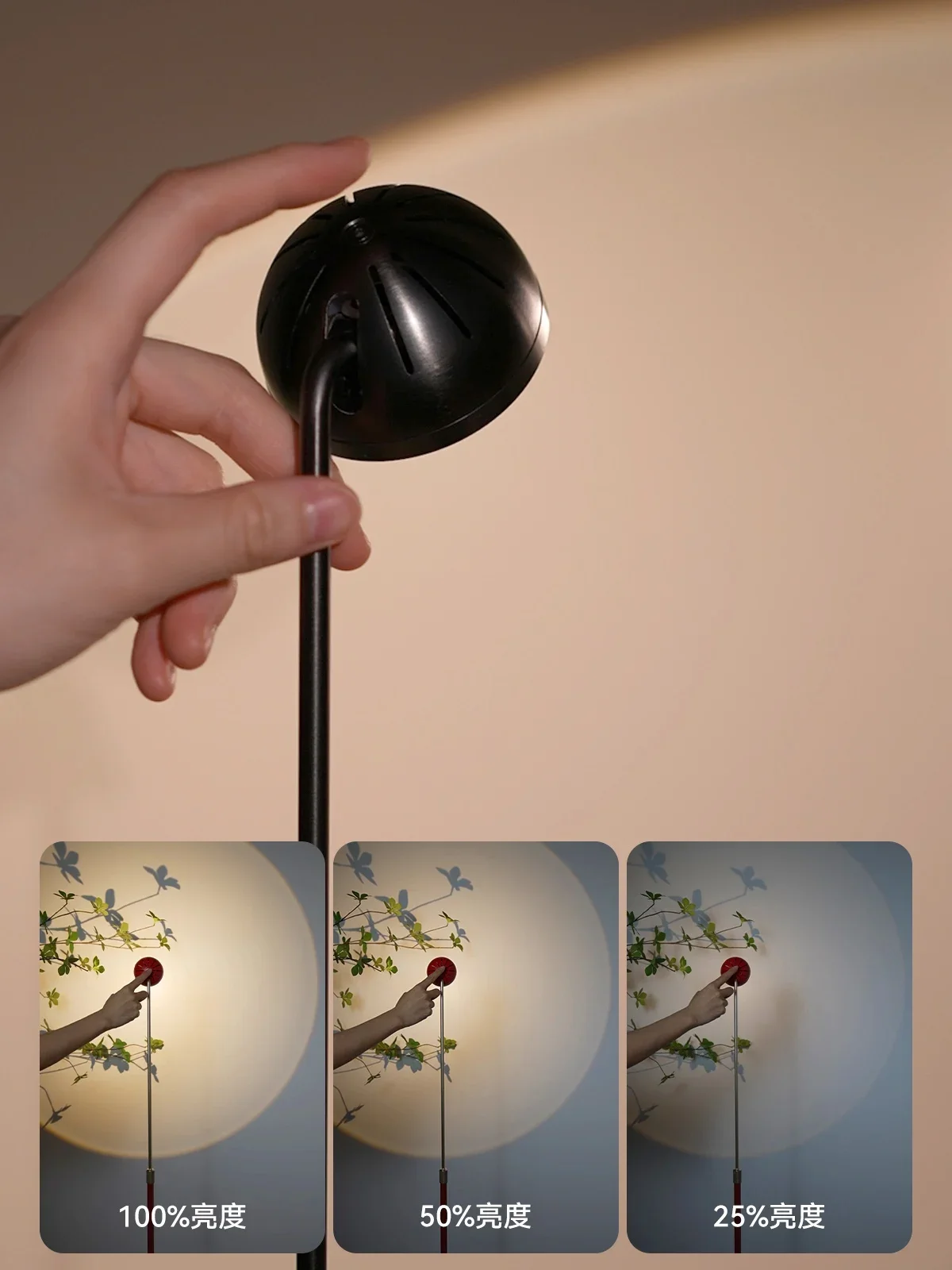 Floor lamp, living room, luxurious sofa, reading and fishing lamp, bedroom, vertical bedside atmosphere, designer corner lamp