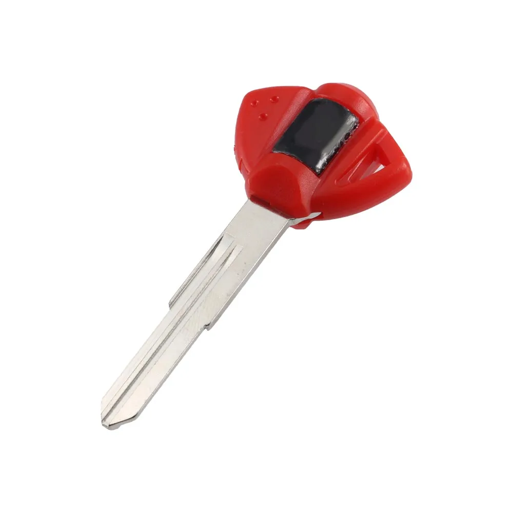 ​Professional New Blank Motorcycle Uncut Key Red Length 50mm for Suzuki Motorbike Spare Part Replacement Accessory