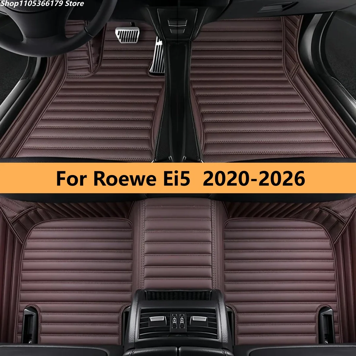 

Car Floor Mats For Roewe Ei5 2020 2021 2022 2023 2024 2025 2026 Auto Leather Front Rear Row Carpet Pads Full Set Foot Matts Rugs