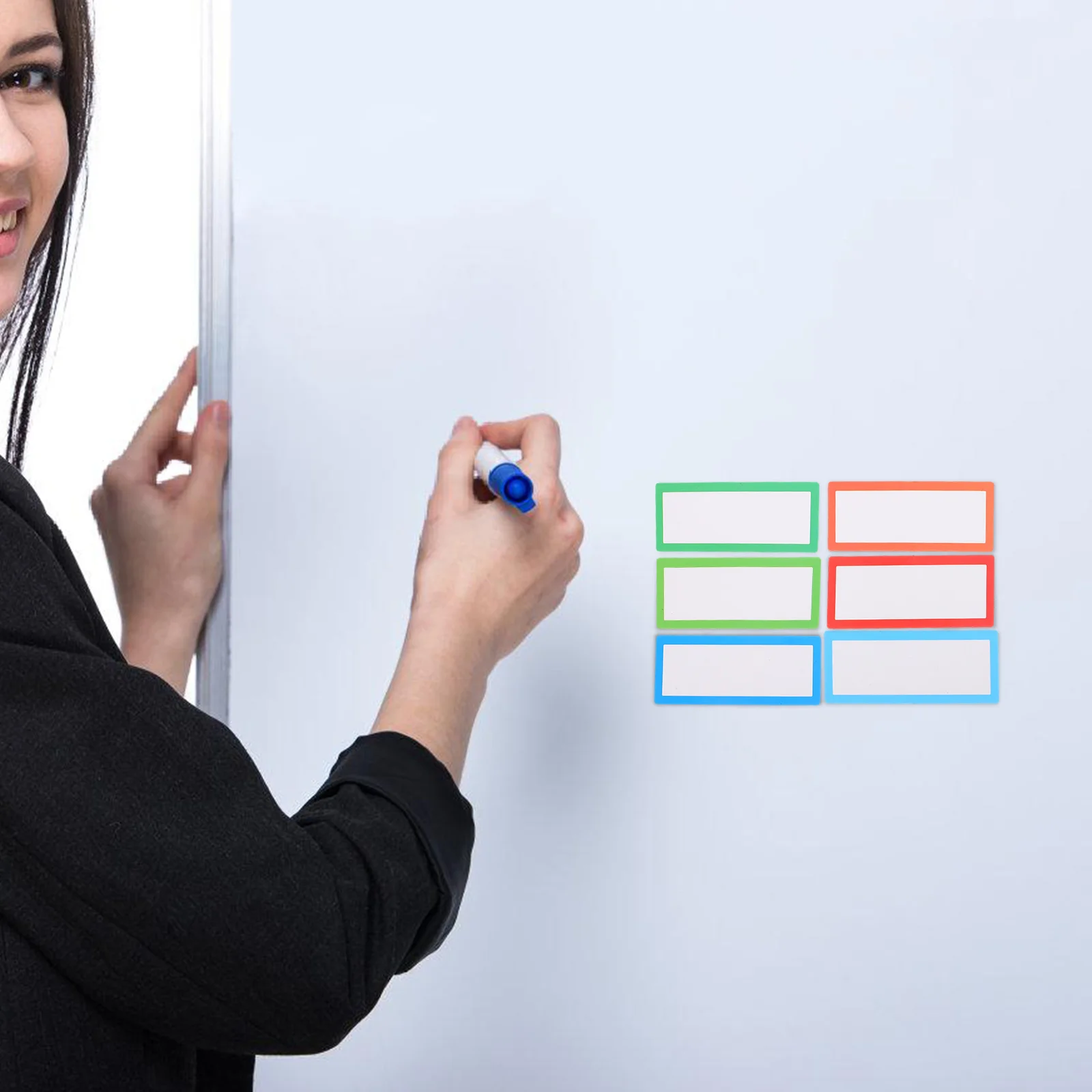 8 Pcs Magnetic Name Tag Classroom Plates Convenient Tags Label Labels Whiteboard