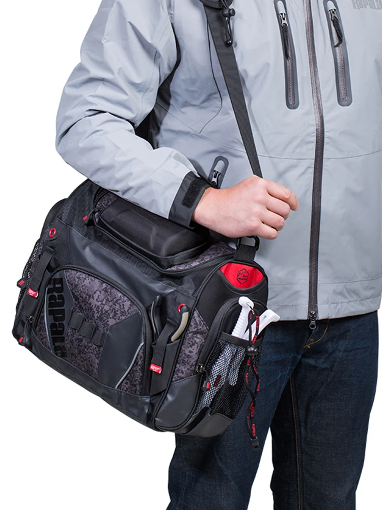 RAPALA RUMB Сумка-мессенджер Рыболовная сумка 36*29*15 см 20л Многофункциональный уличный рюкзак Рыболовные снасти Набор инструментов Сумка для приманок RAPALA RUMB Сумка-мессенджер Рыболовная сумка 36*29*15 см 20л Многофункциональный уличный рюкзак Рыболовные снасти Набор инструментов Сумка для приманок