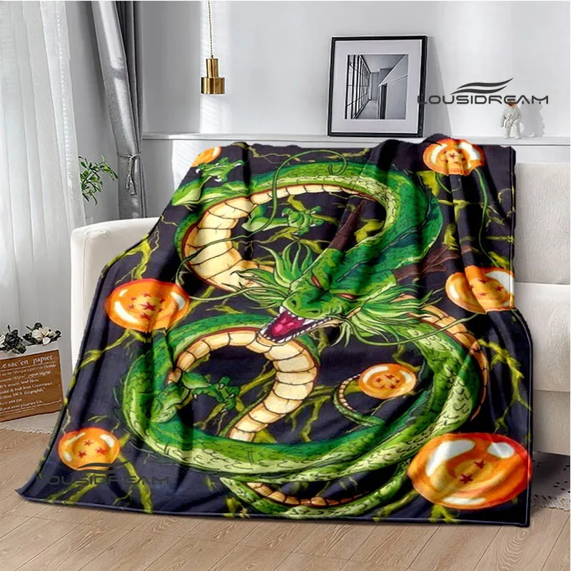 3D D-Dragon-B-Ball cartoon printed blanket Picnic blanket Warm Flannel blankets Home bed linings blankets for beds Birthday Gift