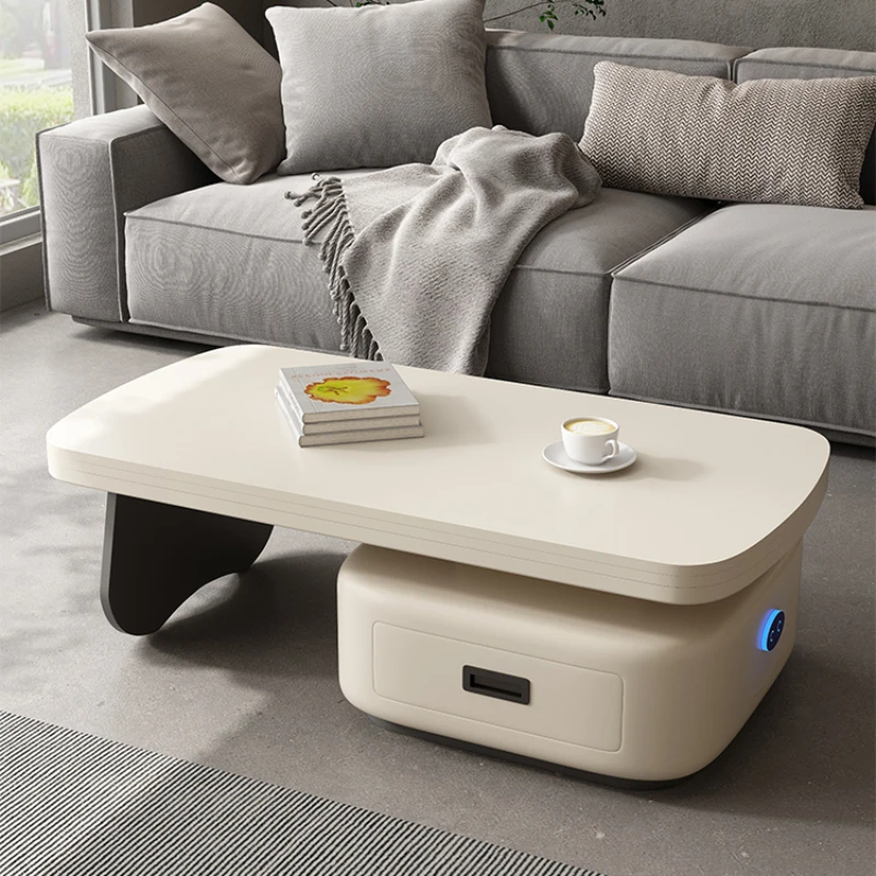 

Smart Design Coffee Table Multi Function Floor Nordic Coffee Table Modern White Mesa De Centro Elevable Living Room Furniture