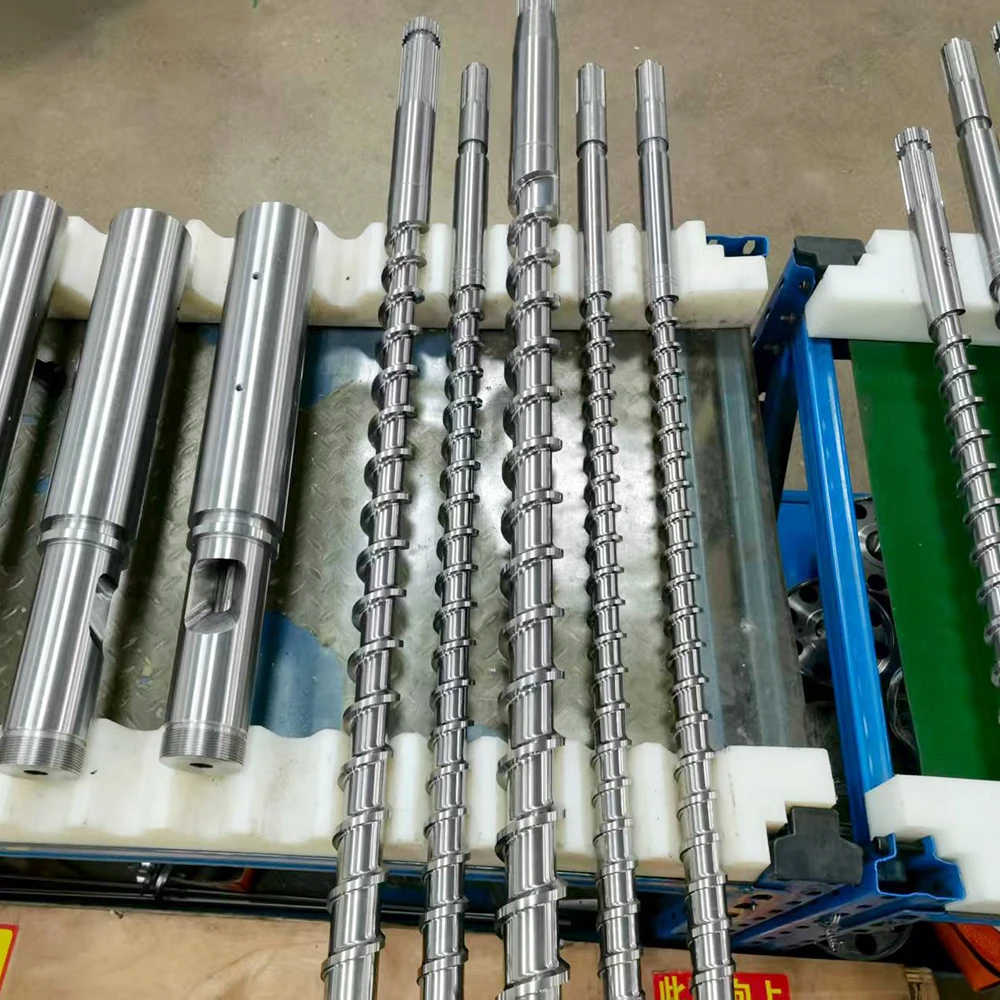 Custom-made high-quality, high-strength DC53 steel injection molding machine screws, suitable for PC, LCP, POM, PBT, and PA mate