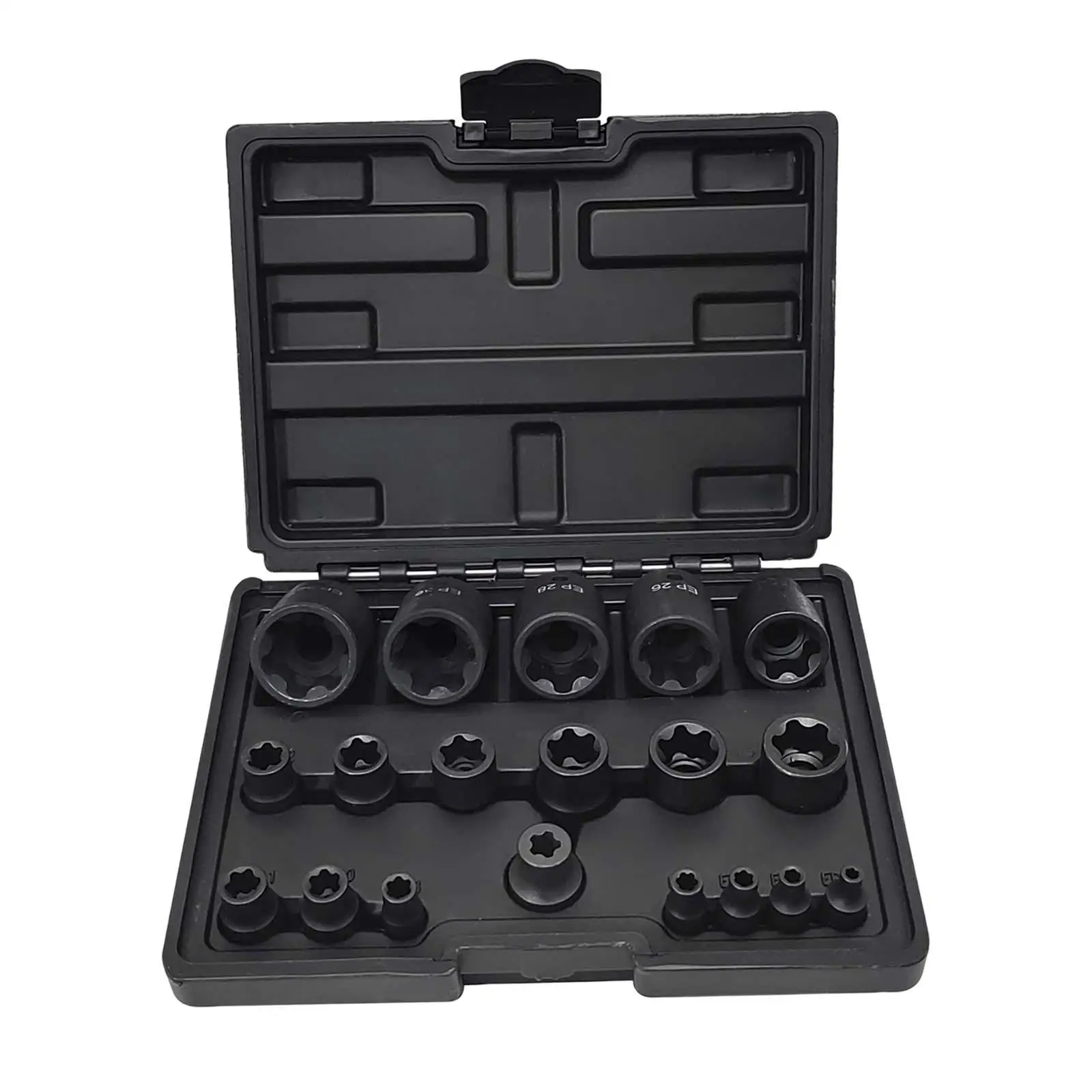 19x Professional EP Socket Set EP4-Ep32 Durable Car Maintenance Tool 6 Point