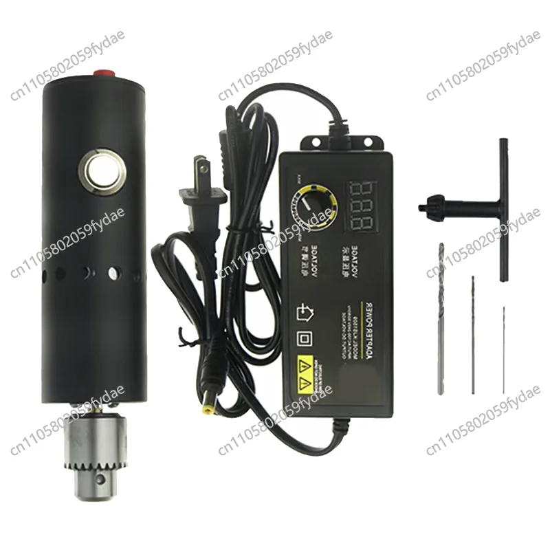 Mini Electric Drill Grinder Rotary Tool Kit Variable Speed With Self-Locking Switch Cooling Holes For Grinding And Cutting