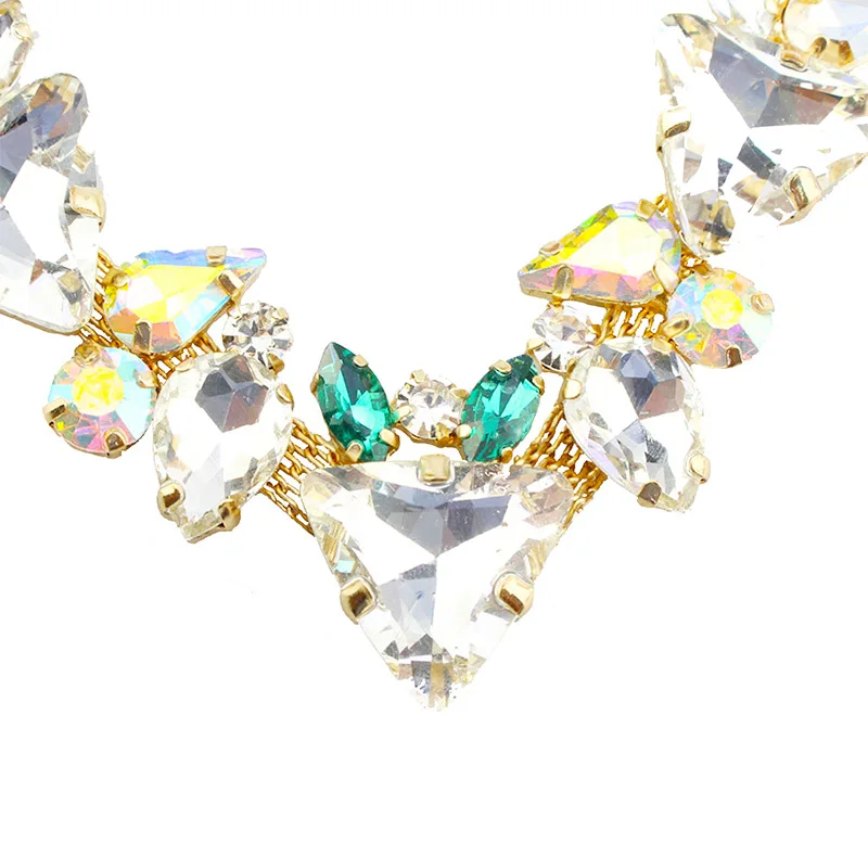 1Pair Oval Colour Crystal Rhinestone Shoe Chain Buckle Bikini Flip Flops Connectors Metal Apparel Bags Cap DIY Garment Sewing
