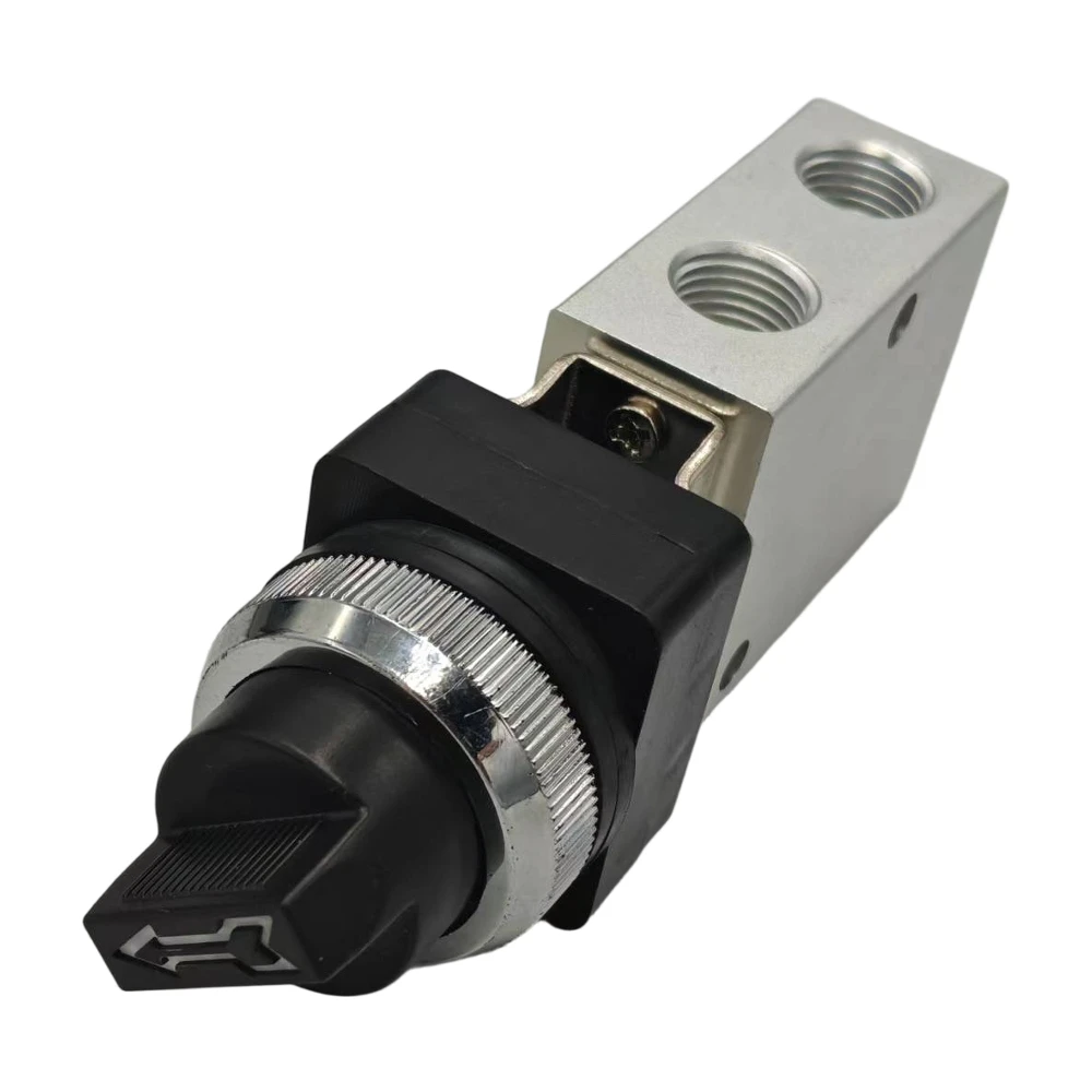 Pneumatic switch JM-05 2 Position 3 Way Selective Knob Type Mechanical Valve