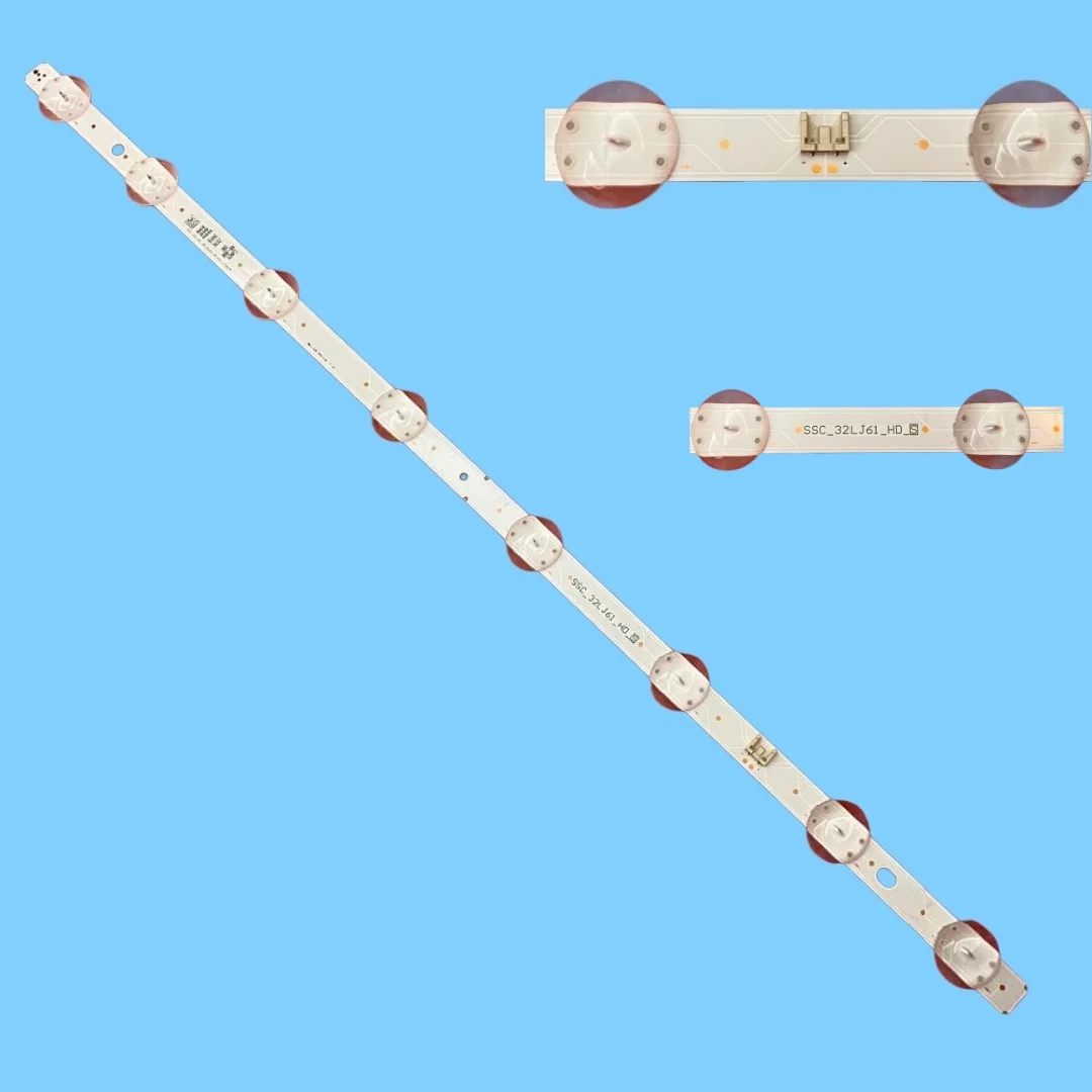 LED Strip For HC320DXN-ABSL1-A142 2143 SSC_32LJ61_HD_8LED S 32LC510U 32LM63 Y19 32LK615BPSB 32LK510BPLD 32LK510PLD 32LJ510B