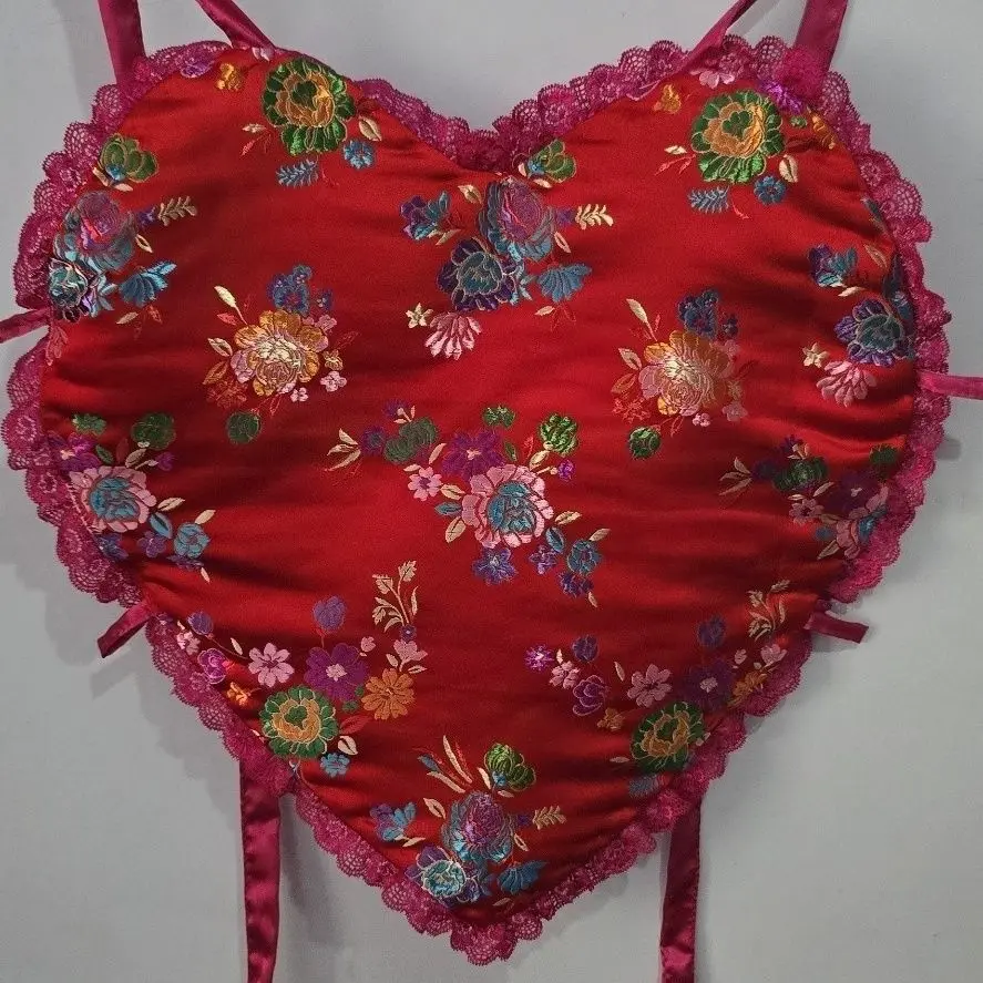 Winter Handmade Bellyband Abdominal Warm Satin Floral Silky Touch Filled Cotton Top Puffy Warm Bodysuit Party Thermal Bellyband