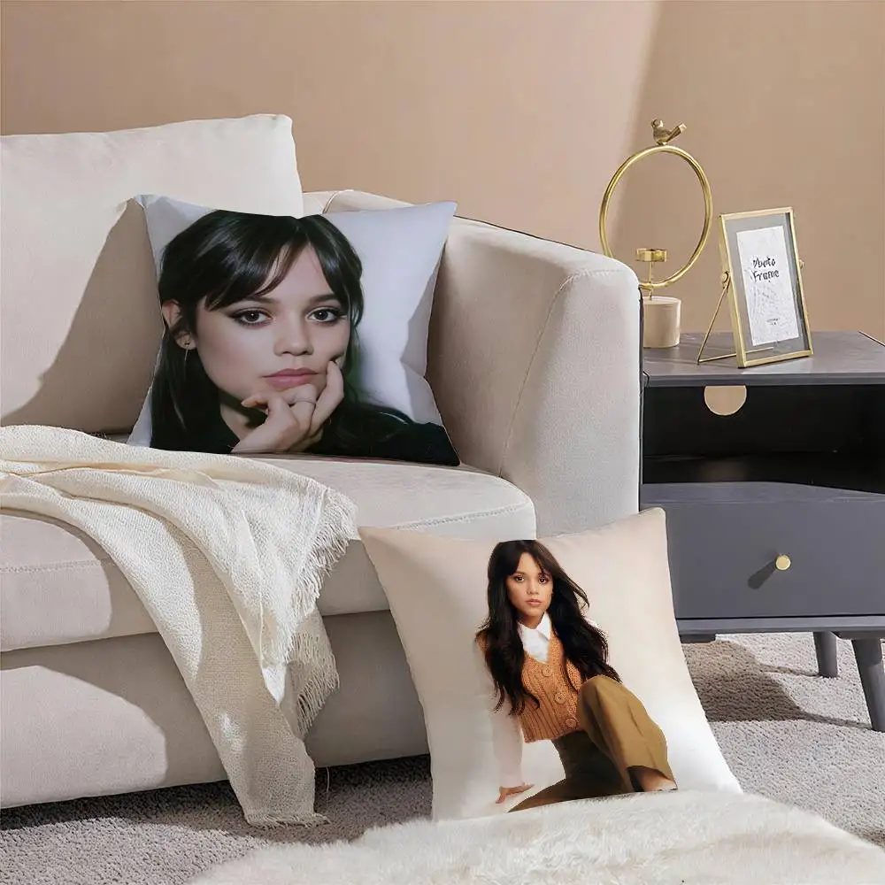 جينا O-Ortega كيس وسادة مكافحة الغبار المخدة غير مرئية سستة حريري قصير أفخم غطاء وسادة أريكة