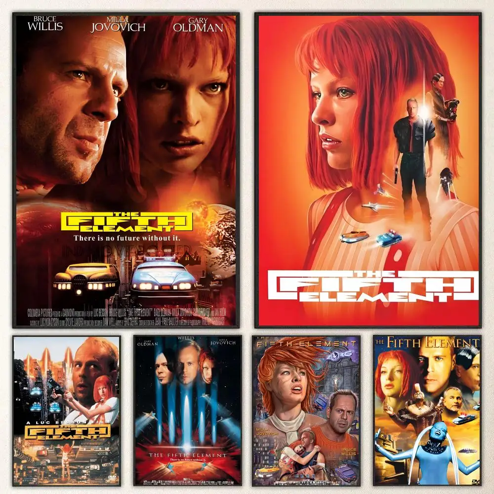Movie The Fifth Element Poster High-definition  poster stickers, suitable for bedroom, living room, home decoration