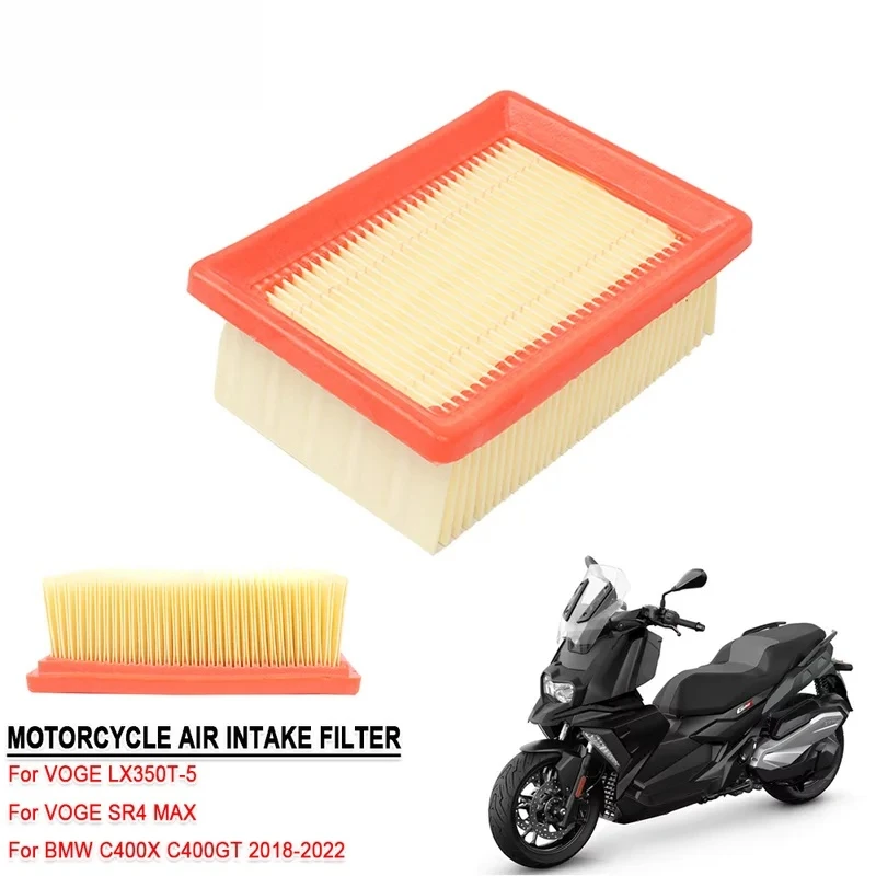 For BMW C400X C400GT For VOGE SR4 MAX LX350T-5 LX350T 2023-2024 Motorcycle Air Filter Cleaner Clean Air Intake Filter Element