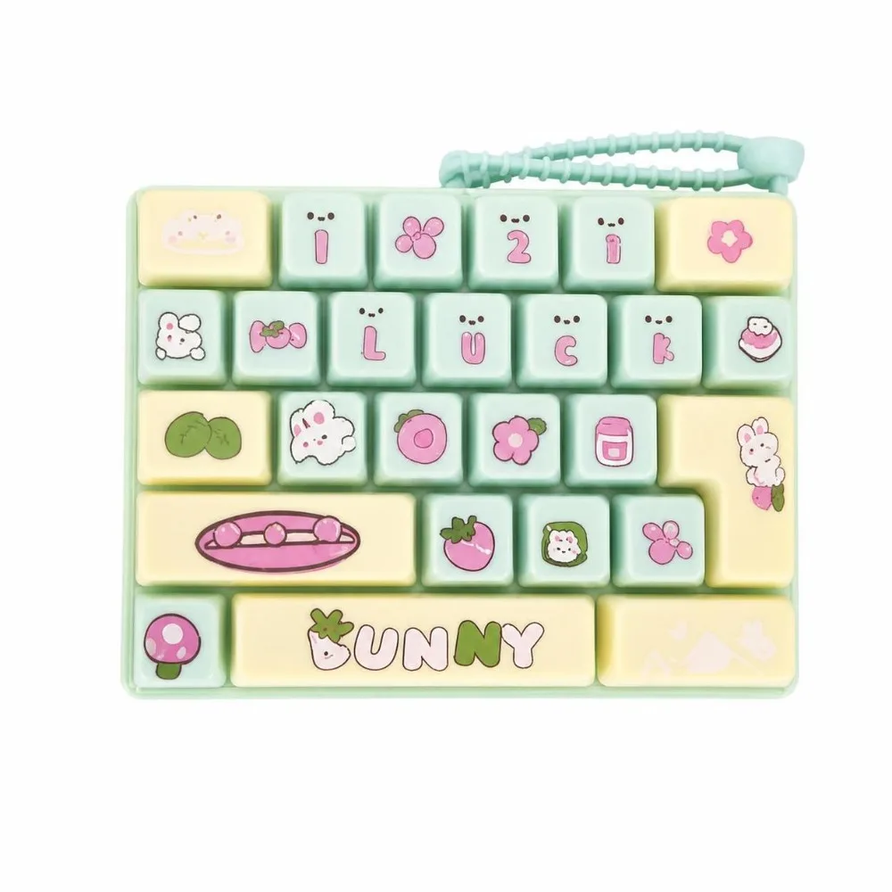 26 Keys Frog Mechanical Keyboard Toy Cartoon Animal Patterns Clear Key Sounds Stress Relief Fidget Toy Gift Toy Creative